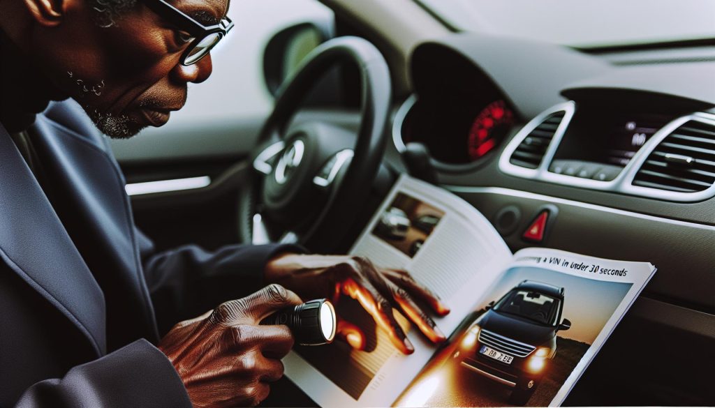 VIN Finder: Locate Your Vehicle’s VIN in Under 30 Seconds