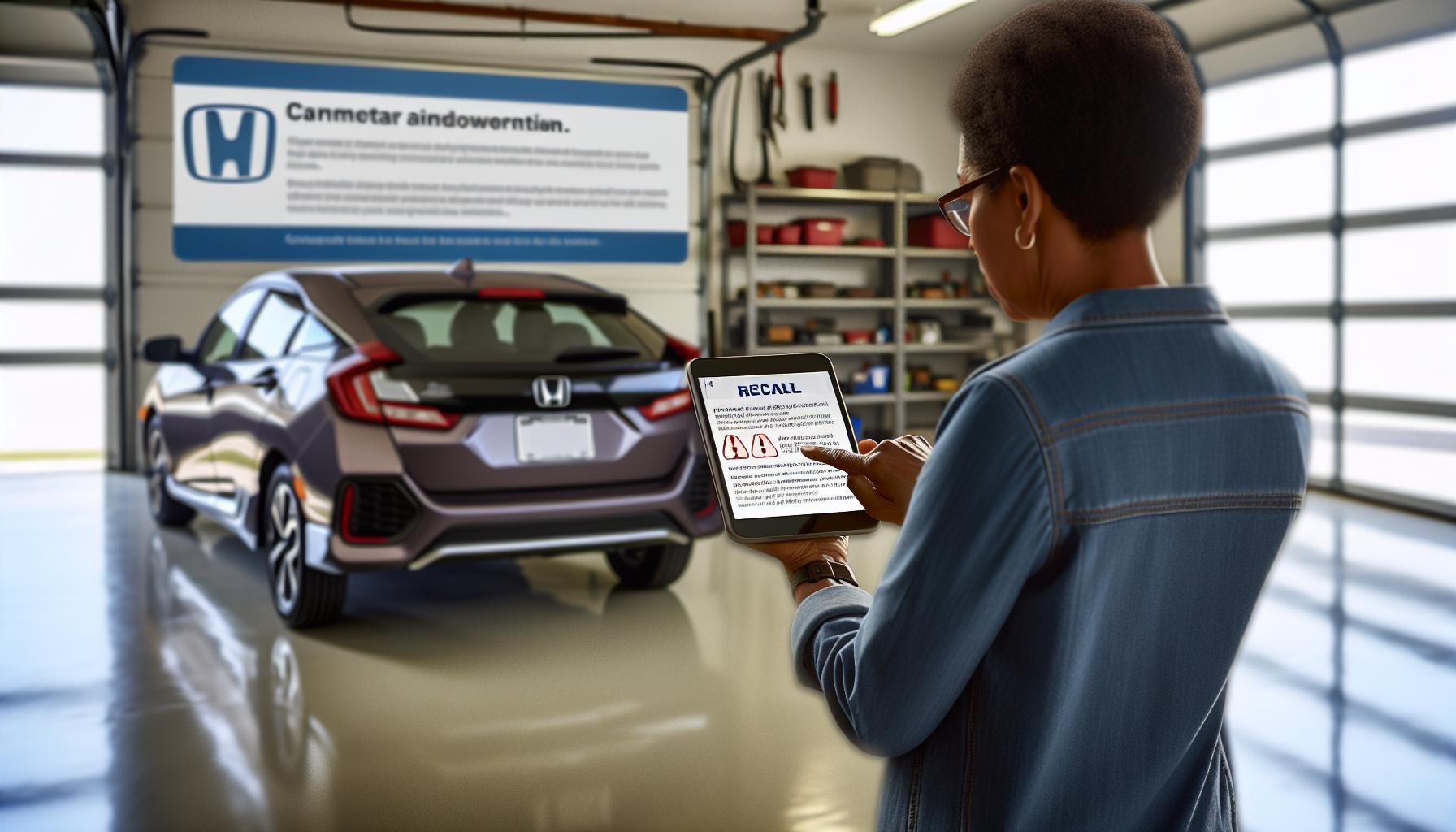 Checking Recall and Safety Information for Your Honda