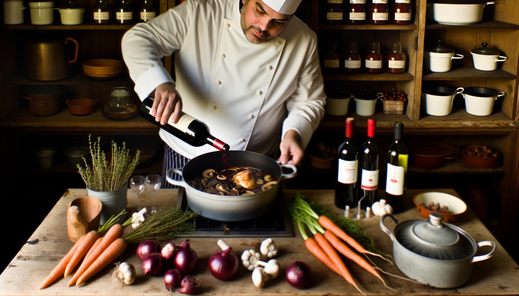 Classic Cooking Techniques for Coq Au Vin