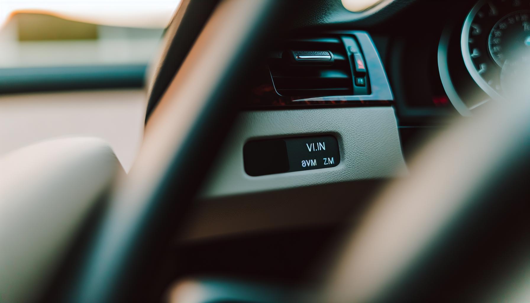 How to Locate Your BMW VIN Easily