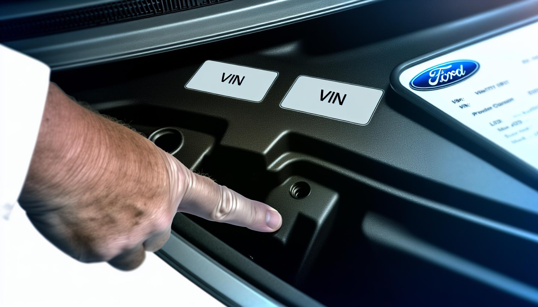 How to Locate Your Ford VIN Easily
