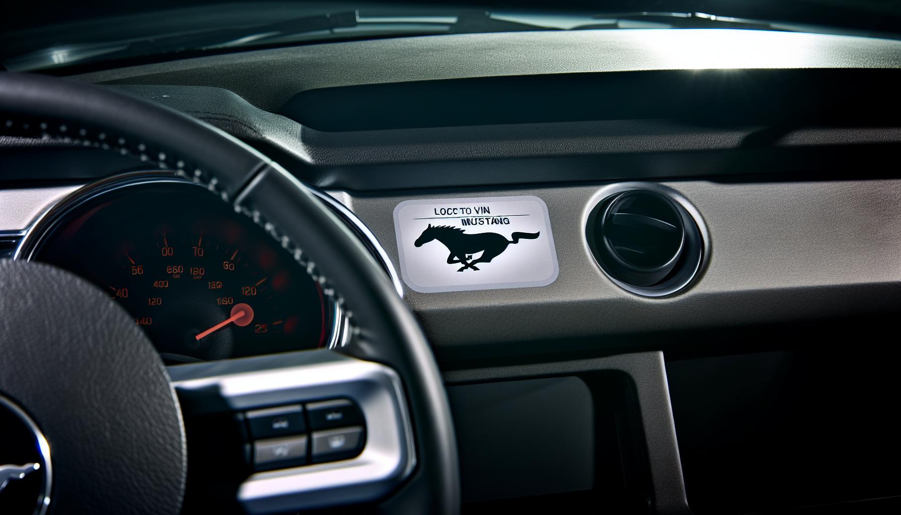 Ford Mustang VIN Decoder: Unlock Your Pony's True Heritage 2 How to Locate Your Mustang's VIN