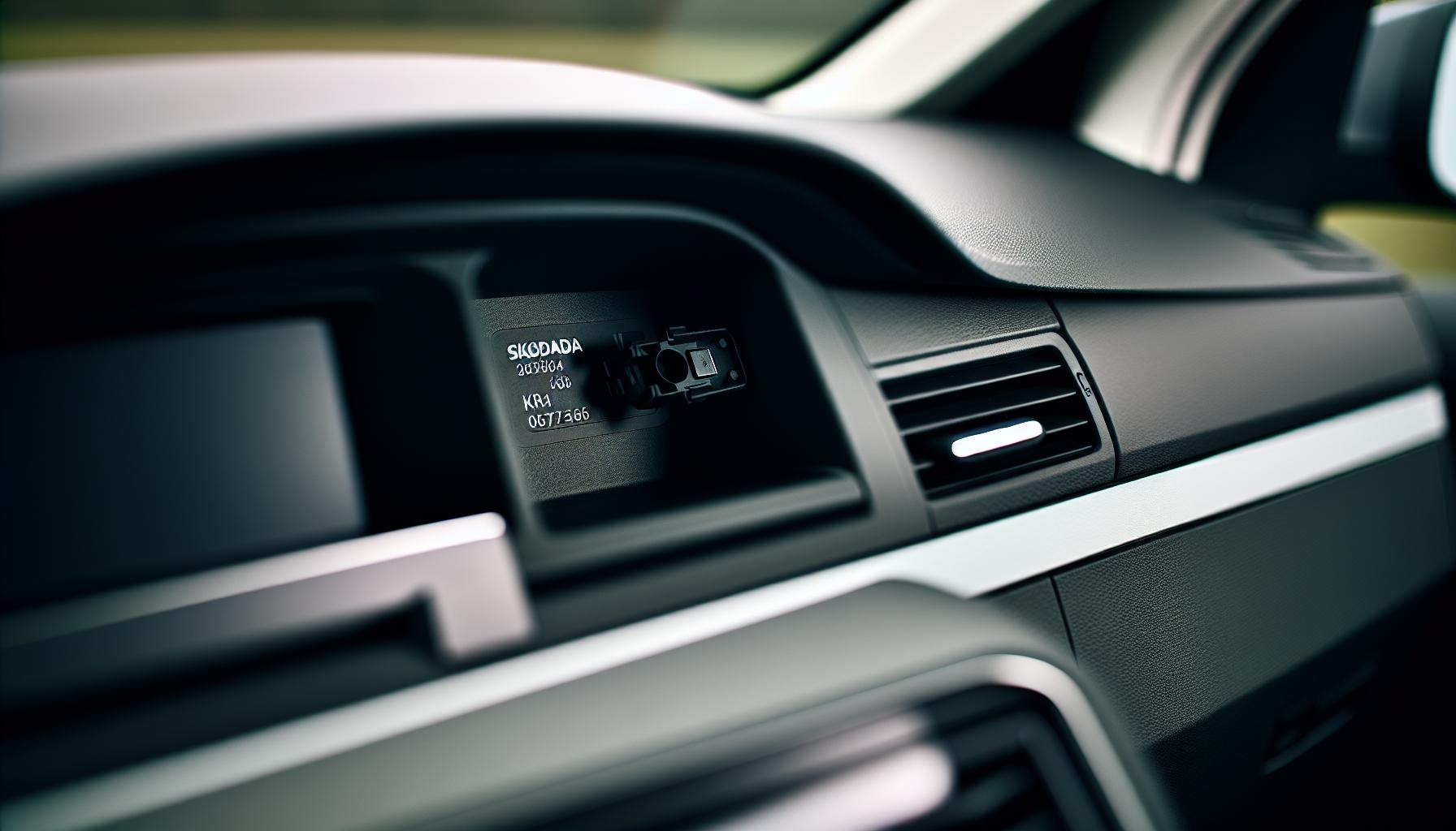 How to Locate Your Skoda's VIN