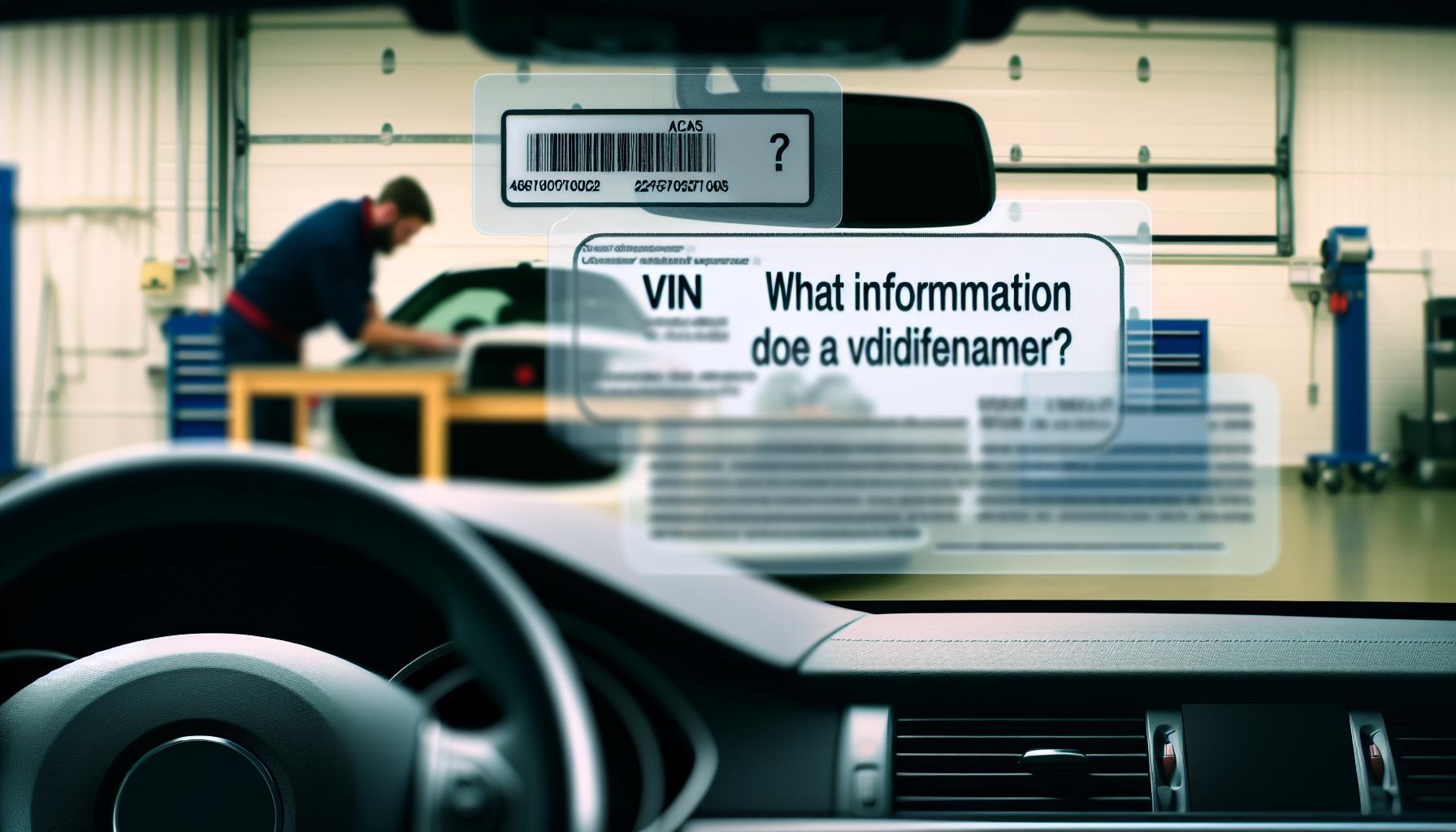 What Information Does a VIN Reveal?